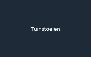 Tuinstoelen set